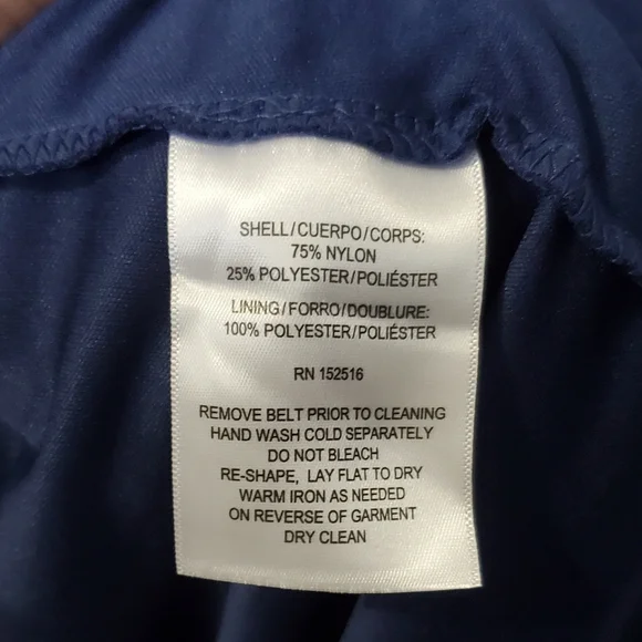 NWT Sabrina Blue Women's Dress Sleeveless Lace Size 26W - Picture 4 of 15